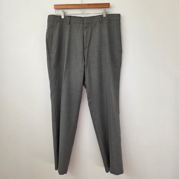 Haggar Dark Gray Dress Pants - 38x30 - Picture 1 of 14